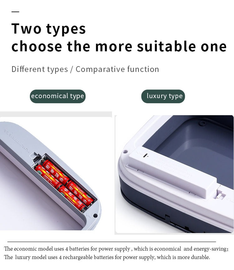 Poubelle automatique à capteur infrarouge – 16L étanche