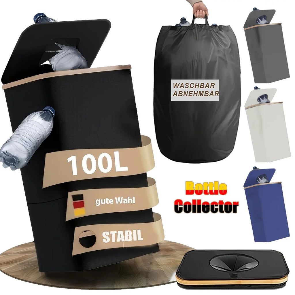 Poubelle rectangulaire – Design compact et durable