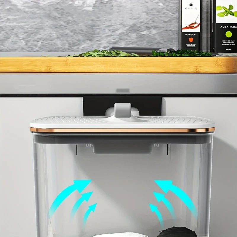 Poubelle murale avec couvercle – Compacte et sans odeur
