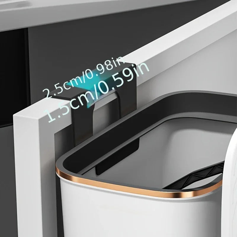 Poubelle murale avec couvercle – Compacte et sans odeur