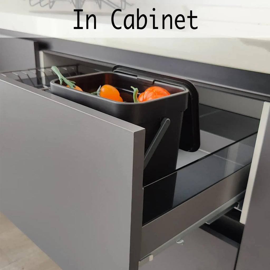 Poubelle encastrable en plastique – Discrète et pratique