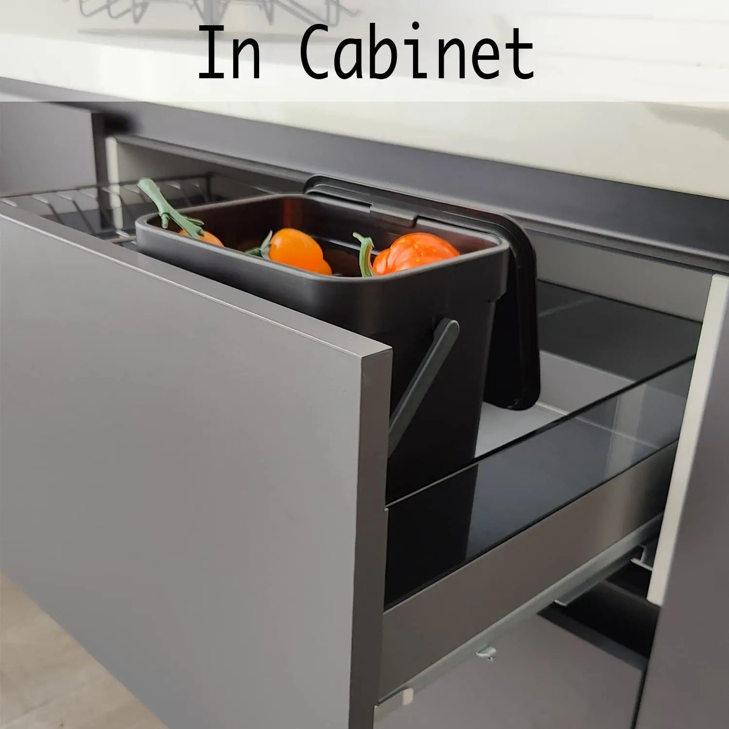 Poubelle encastrable en plastique – Discrète et pratique