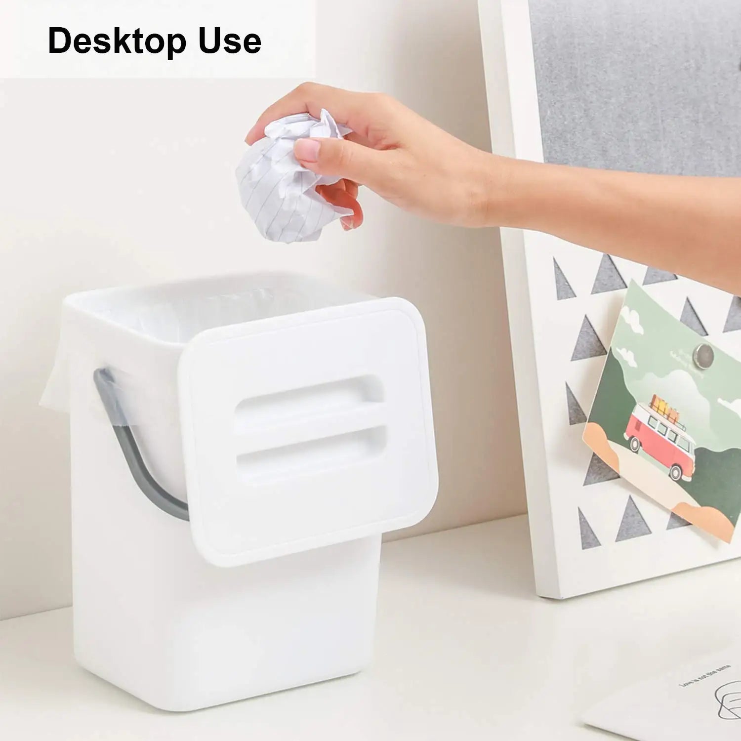 Poubelle encastrable en plastique – Discrète et pratique