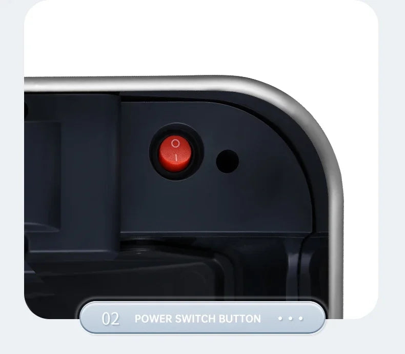 Poubelle inox à capteur automatique – Ouverture sans contact et design moderne