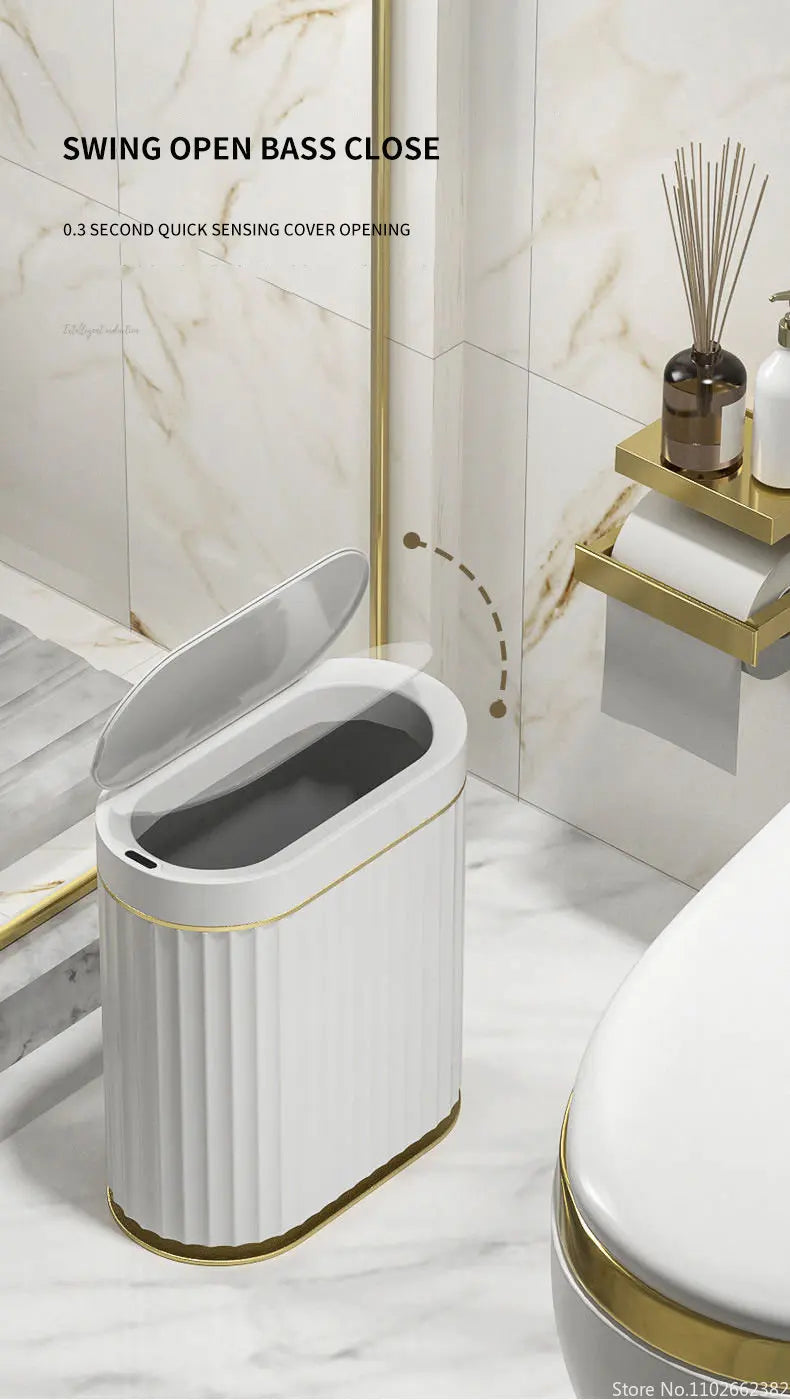 Poubelle automatique à capteur – Étanche et silencieuse 7L / 9L
