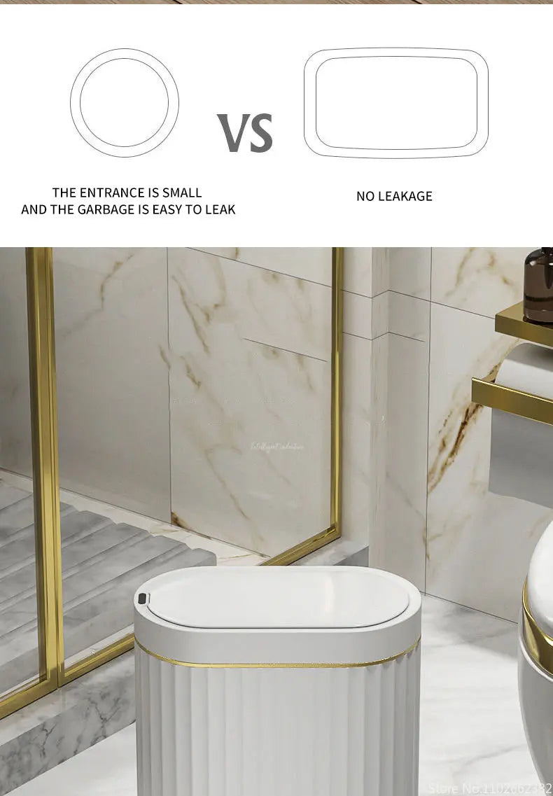 Poubelle automatique à capteur – Étanche et silencieuse 7L / 9L