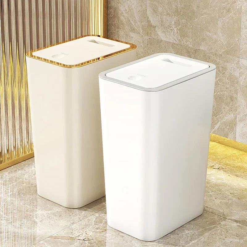 Poubelle à Couvercle Automatique – Design Nordique Compacte 10L / 12L