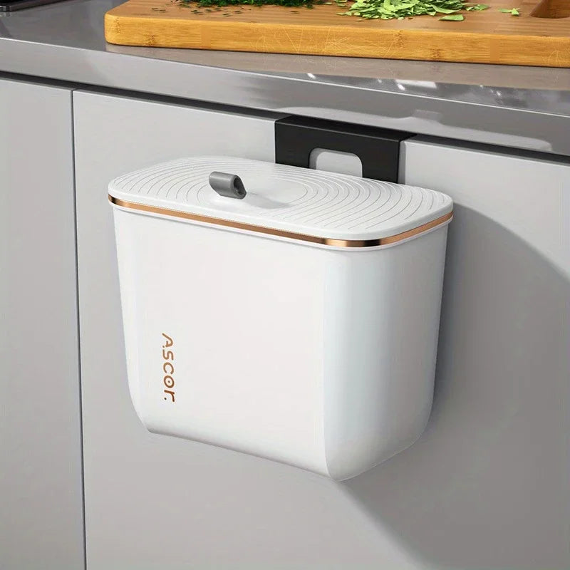 Poubelle murale avec couvercle – Compacte et sans odeur