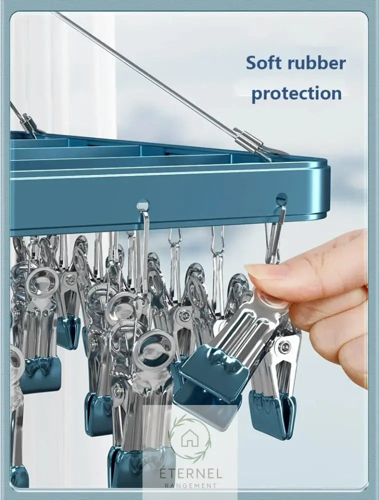 Étendoir suspendu en aluminium – résistant antidérapant et imperméable