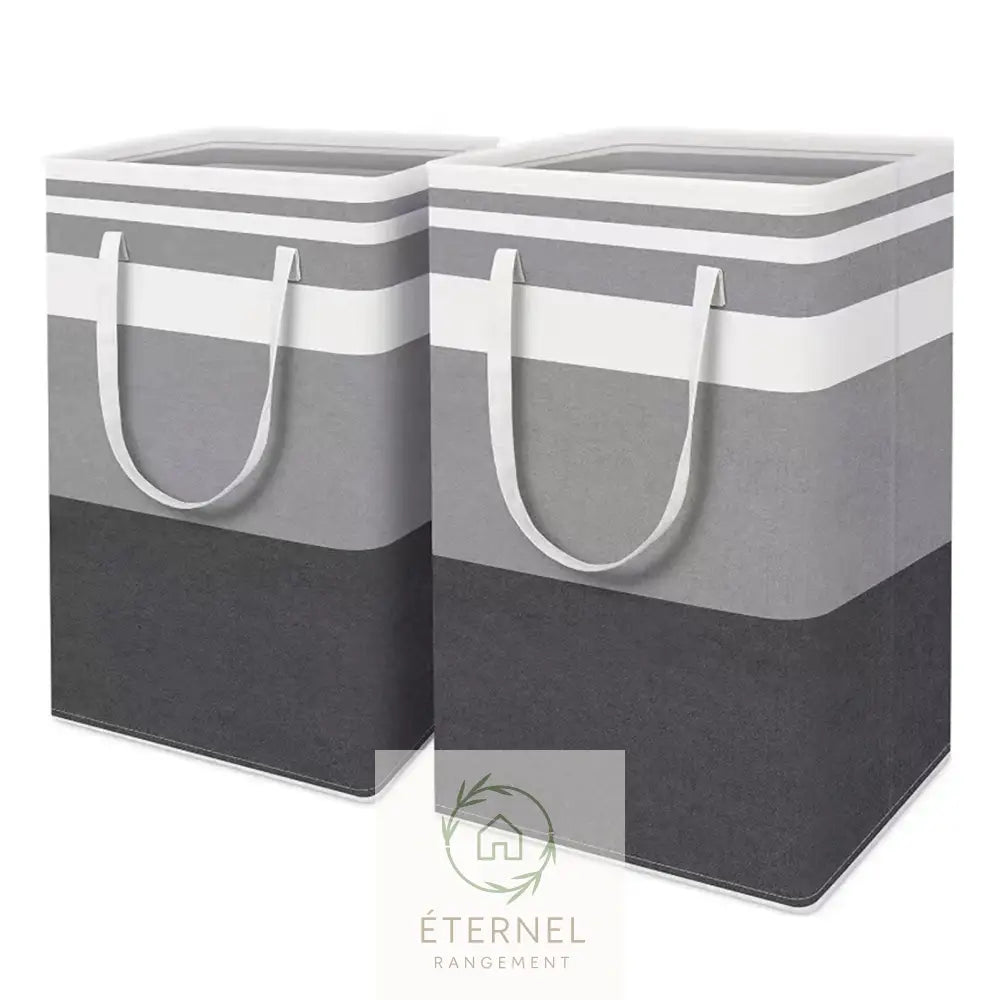 Panier à linge pliable 75 L en polyester – léger durable et grande capacité