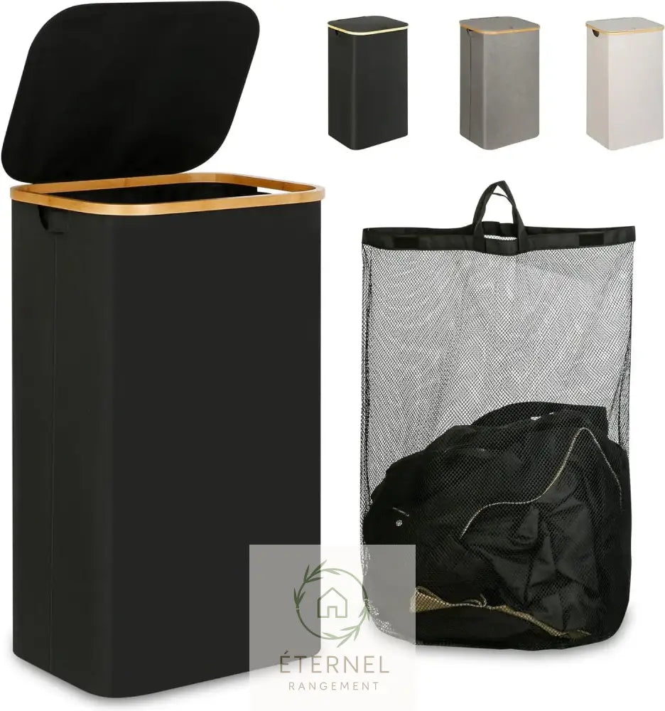 Panier à linge pliable en tissu Oxford – design japonais élégant et pratique