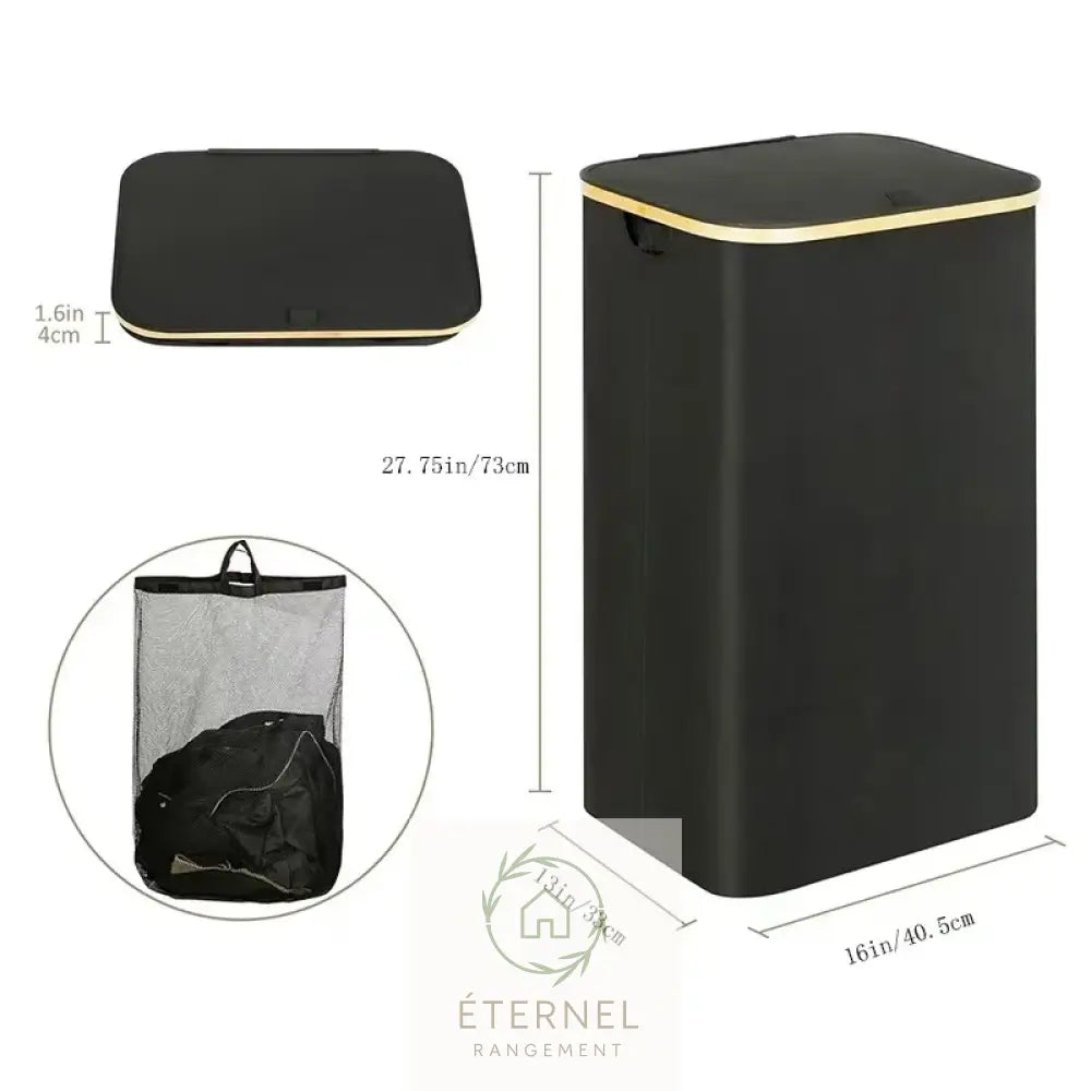 Panier à linge pliable en tissu Oxford – design japonais élégant et pratique