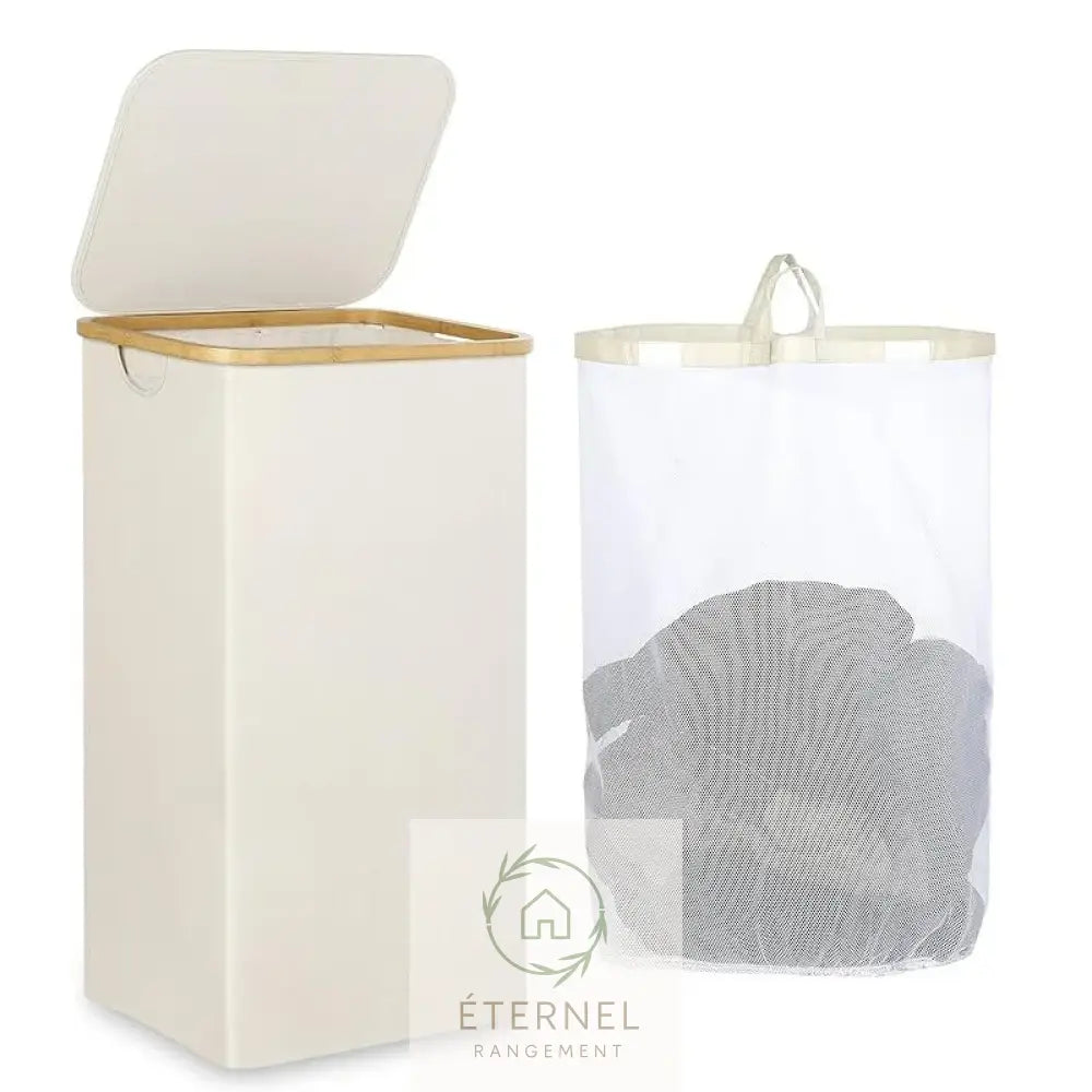 Panier à linge pliable en tissu Oxford – design japonais élégant et pratique