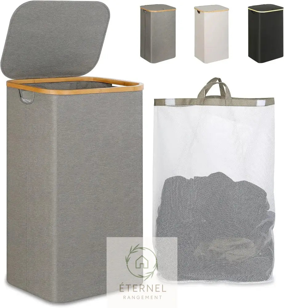 Panier à linge pliable en tissu Oxford – design japonais élégant et pratique