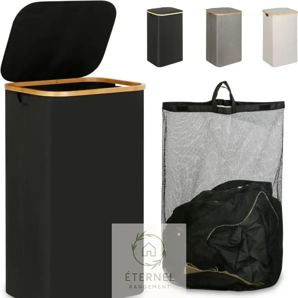 Panier à linge pliable en tissu Oxford – design japonais élégant et pratique