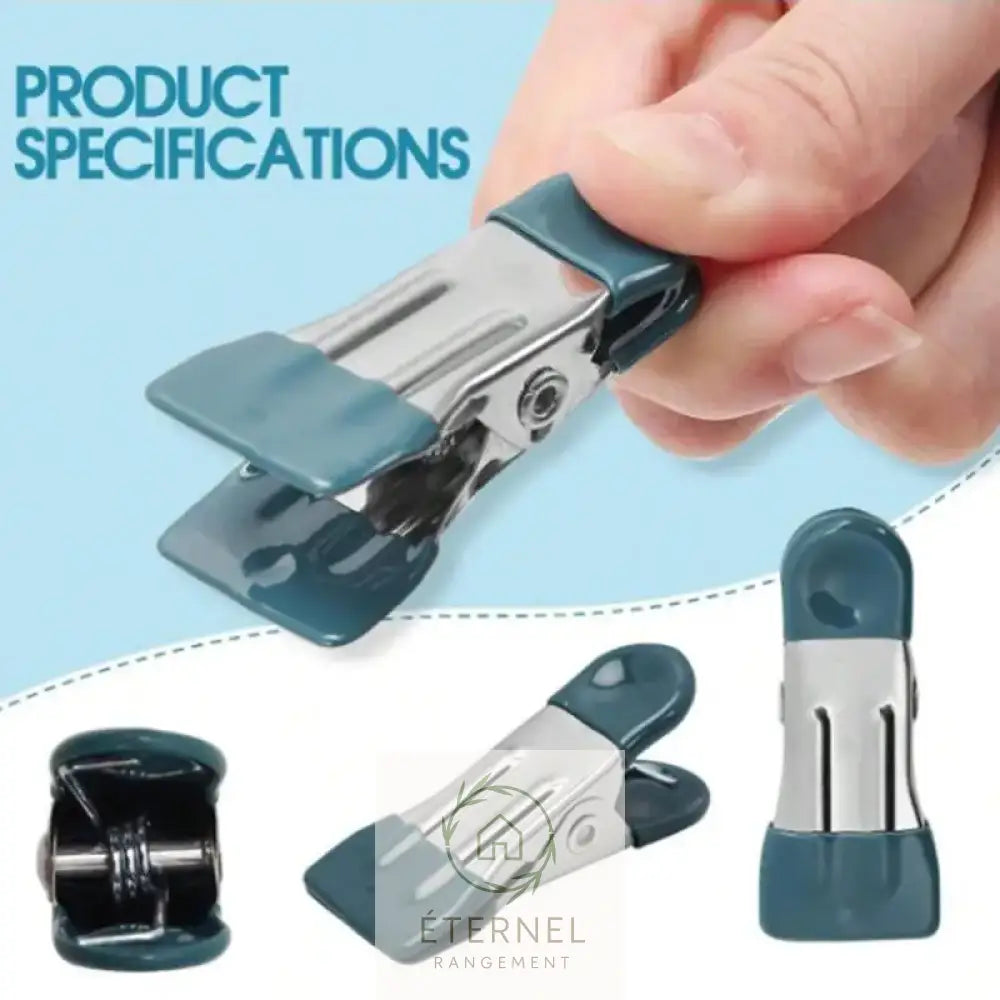 Petites pinces à linge en acier inoxydable – solides antirouille et durables (lot de 10 ou 20 pièces)