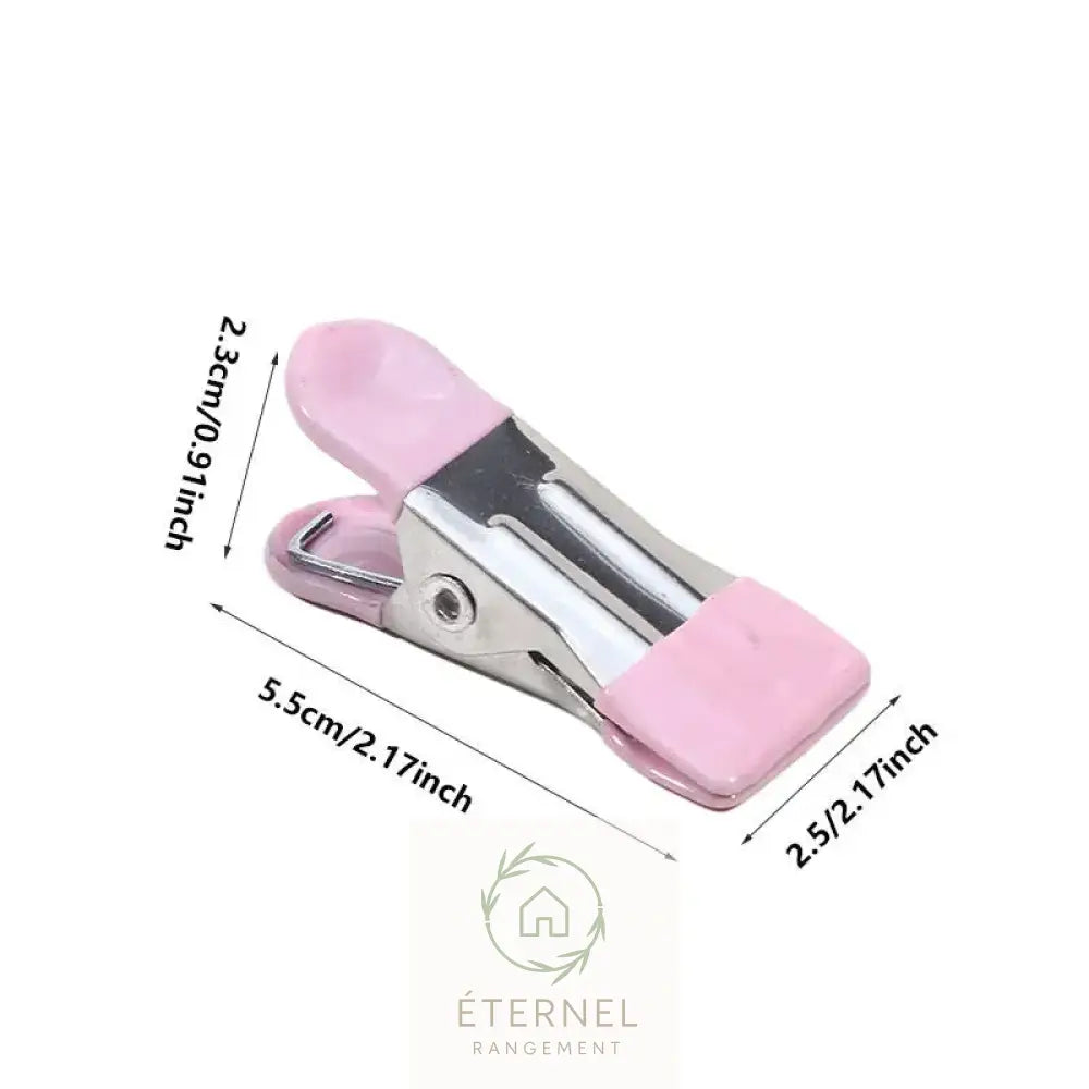 Petites pinces à linge en acier inoxydable – solides antirouille et durables (lot de 10 ou 20 pièces)