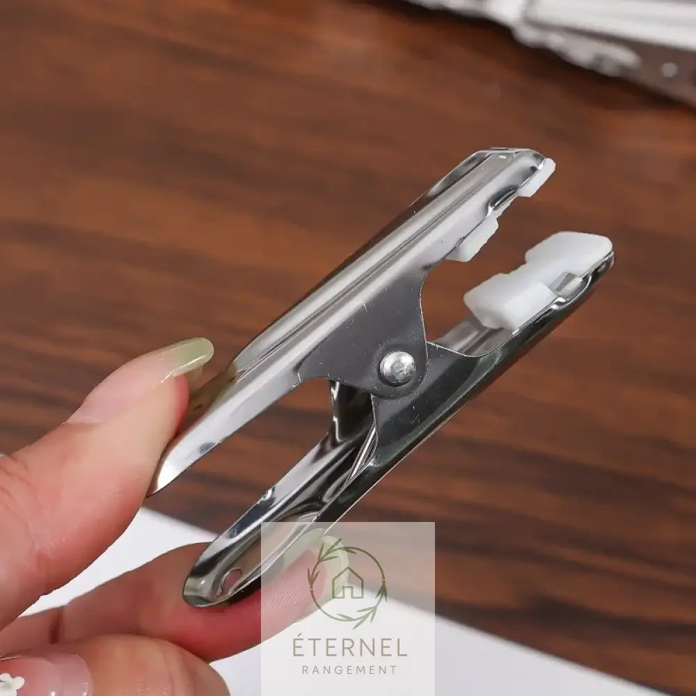 Pinces à linge en acier inoxydable 6,5 cm – solides antirouille et durables (lot de 1 à 30 pièces)