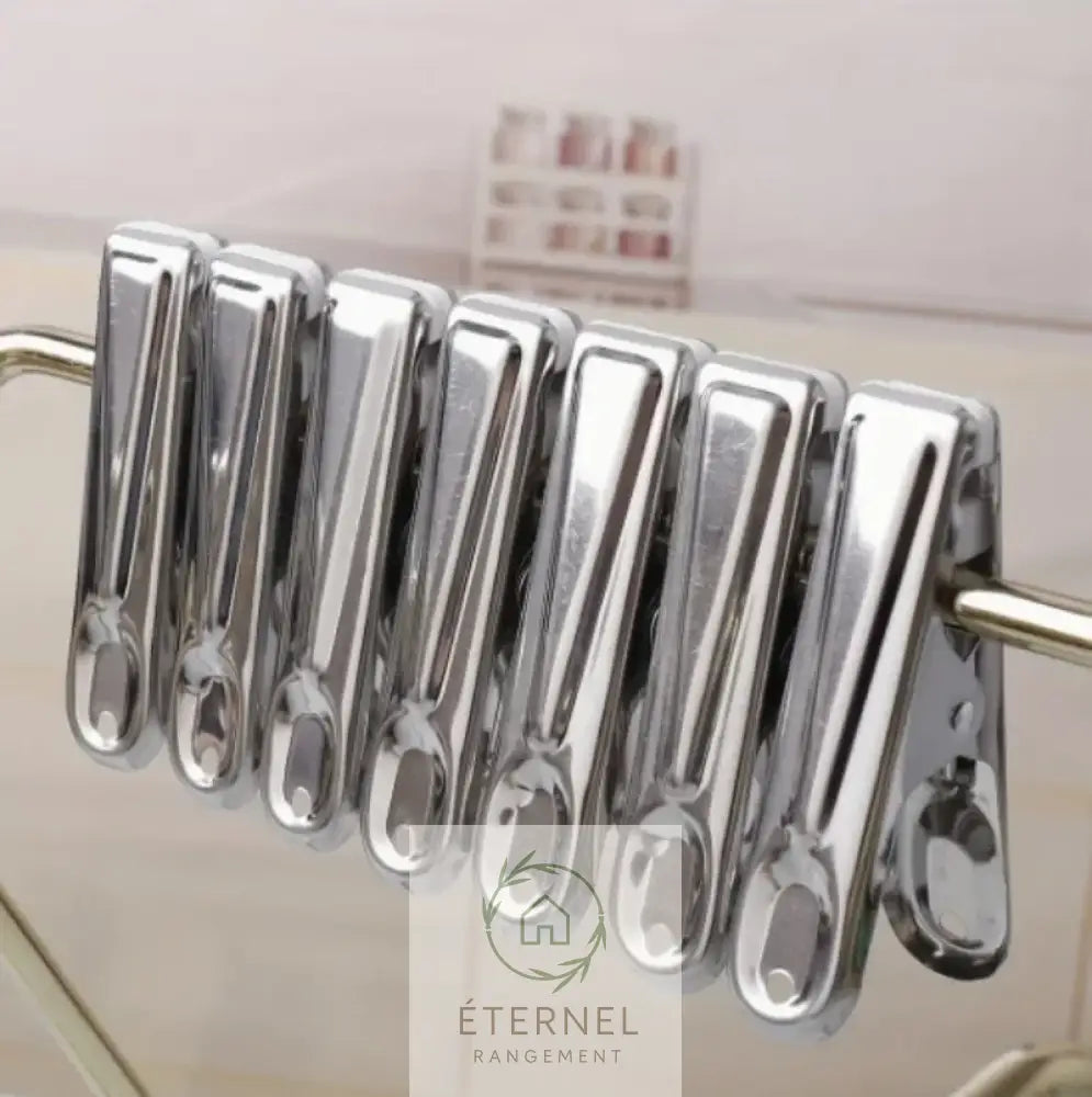 Pinces à linge en acier inoxydable 6,5 cm – solides antirouille et durables (lot de 1 à 30 pièces)