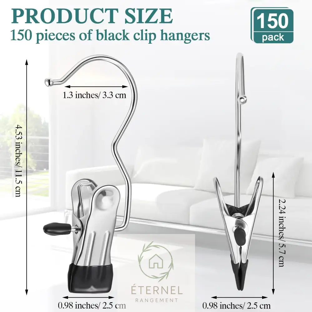 Pinces à linge en acier inoxydable – résistantes et durables