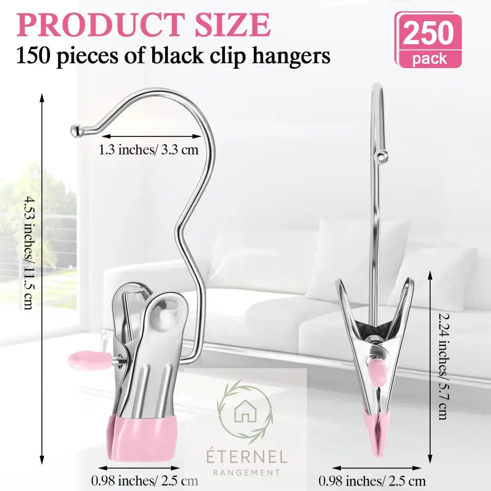 Pinces à linge en acier inoxydable – résistantes et durables