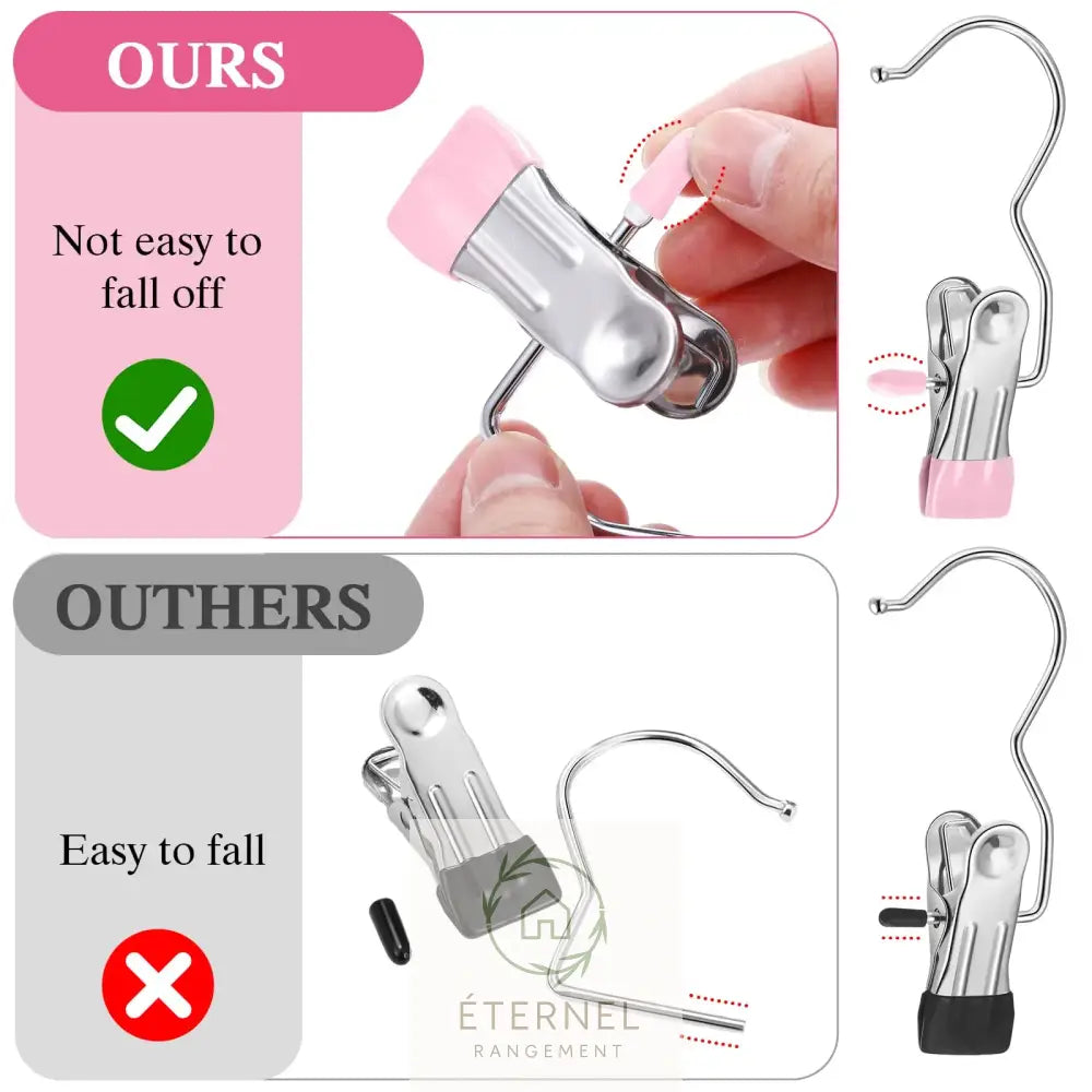 Pinces à linge en acier inoxydable – résistantes et durables