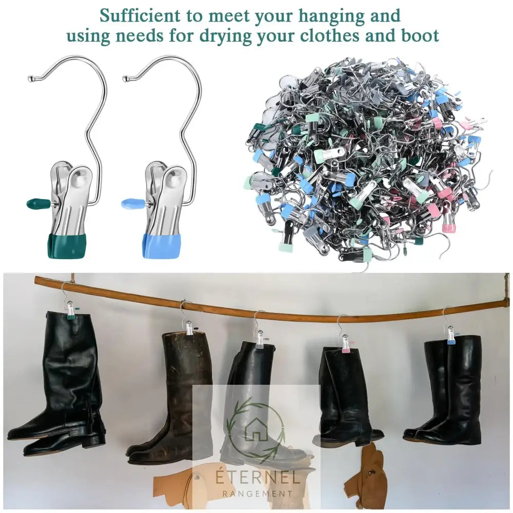 Pinces à linge en acier inoxydable – résistantes et durables