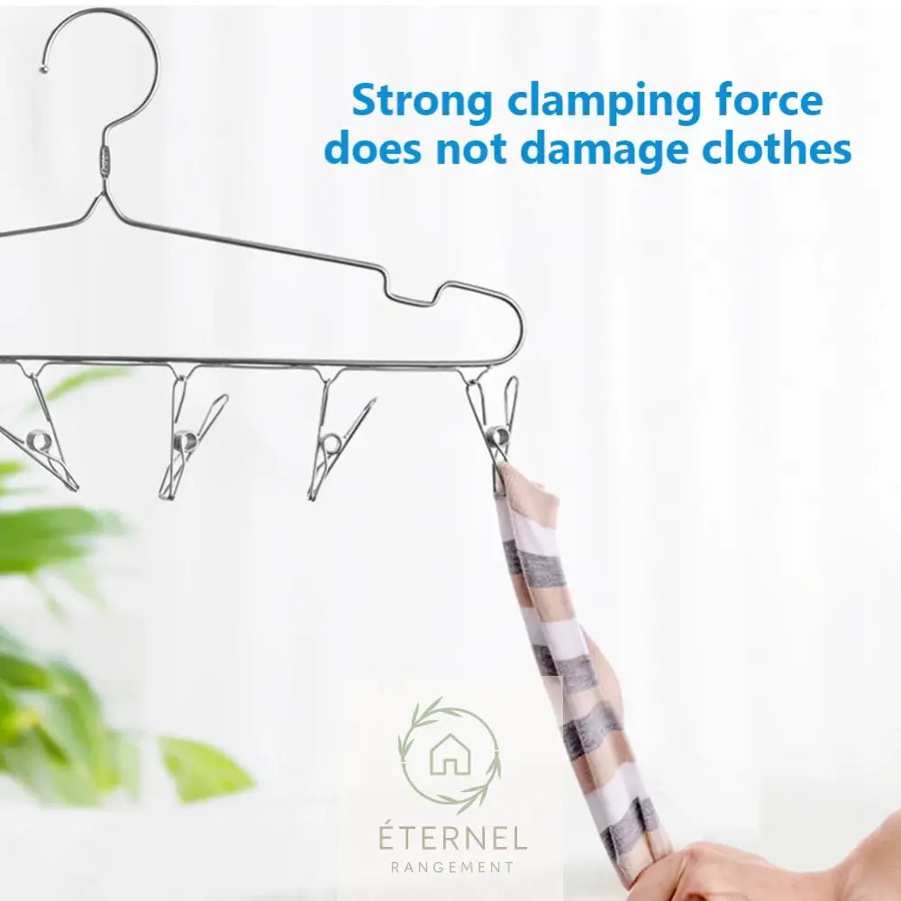 Pinces à linge en acier inoxydable – solides antirouille et durables (lot de 10 à 100 pièces)