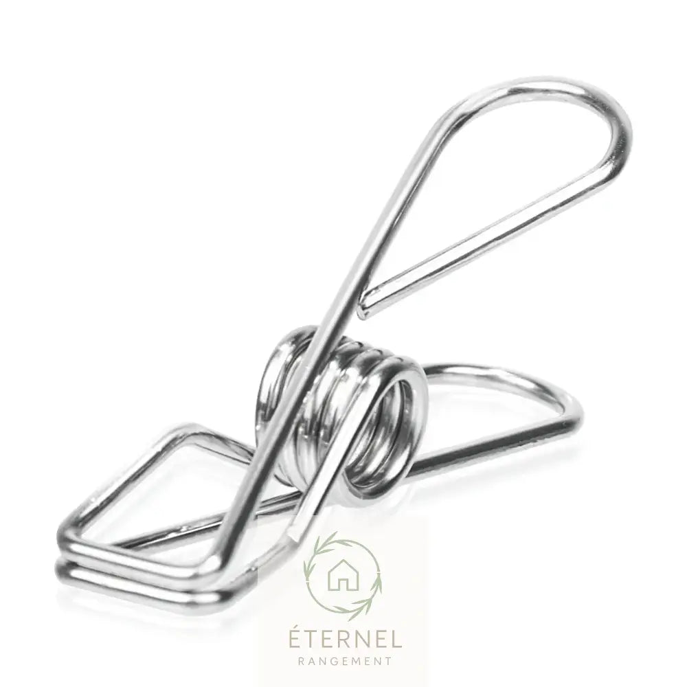 Pinces à linge en acier inoxydable – solides antirouille et durables (lot de 10 à 100 pièces)