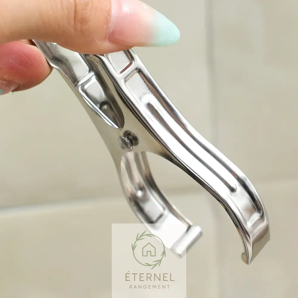 Pinces à linge en acier inoxydable – solides et antirouille (petit moyen ou grand format)