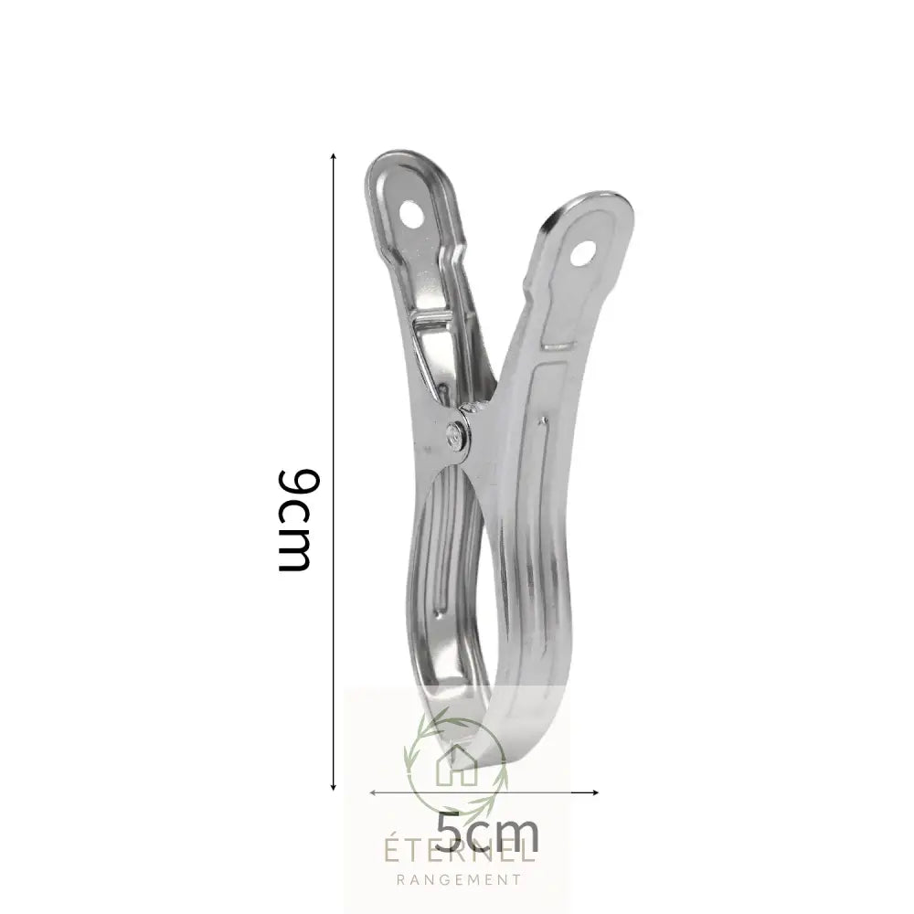 Pinces à linge en acier inoxydable – solides et antirouille (petit moyen ou grand format)