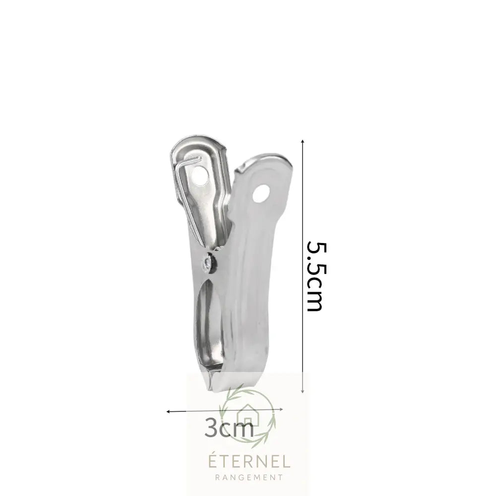 Pinces à linge en acier inoxydable – solides et antirouille (petit moyen ou grand format)