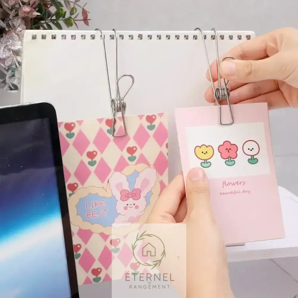 Pinces de Rangement en Acier Inoxydable – Lot de 5 à 20 Pièces