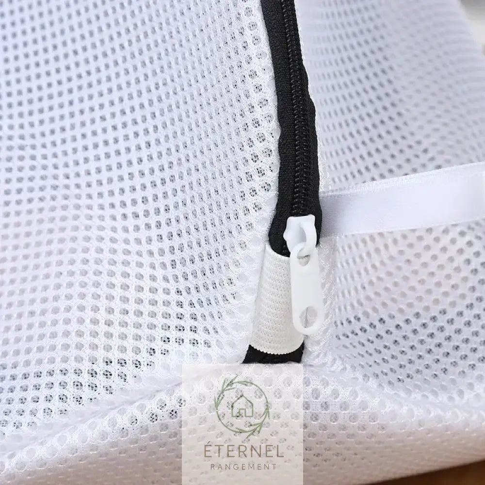 Sac de lavage en maille pour chaussures et vêtements – protection anti-enchevêtrement avec fermeture éclair