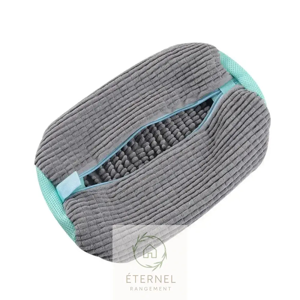 Sac de lavage pour chaussures – polyester nylon résistant avec crochet et fermeture éclair