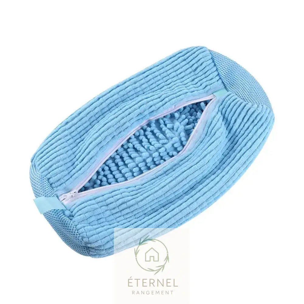 Sac de lavage pour chaussures – polyester nylon résistant avec crochet et fermeture éclair