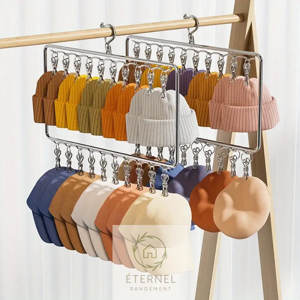 Support mural en acier inoxydable – fixation solide et durable pour accessoires de buanderie